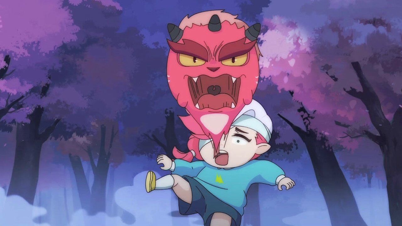 百鬼幼儿园一目连和荒的龙宝宝打起来了两个小家伙竟这么凶猛