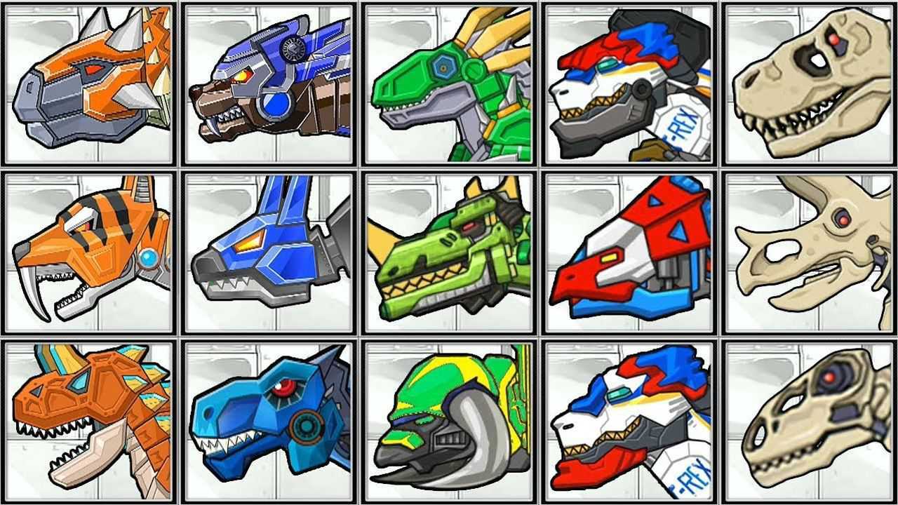 组装机械恐龙 机械迅猛龙 恐龙游戏