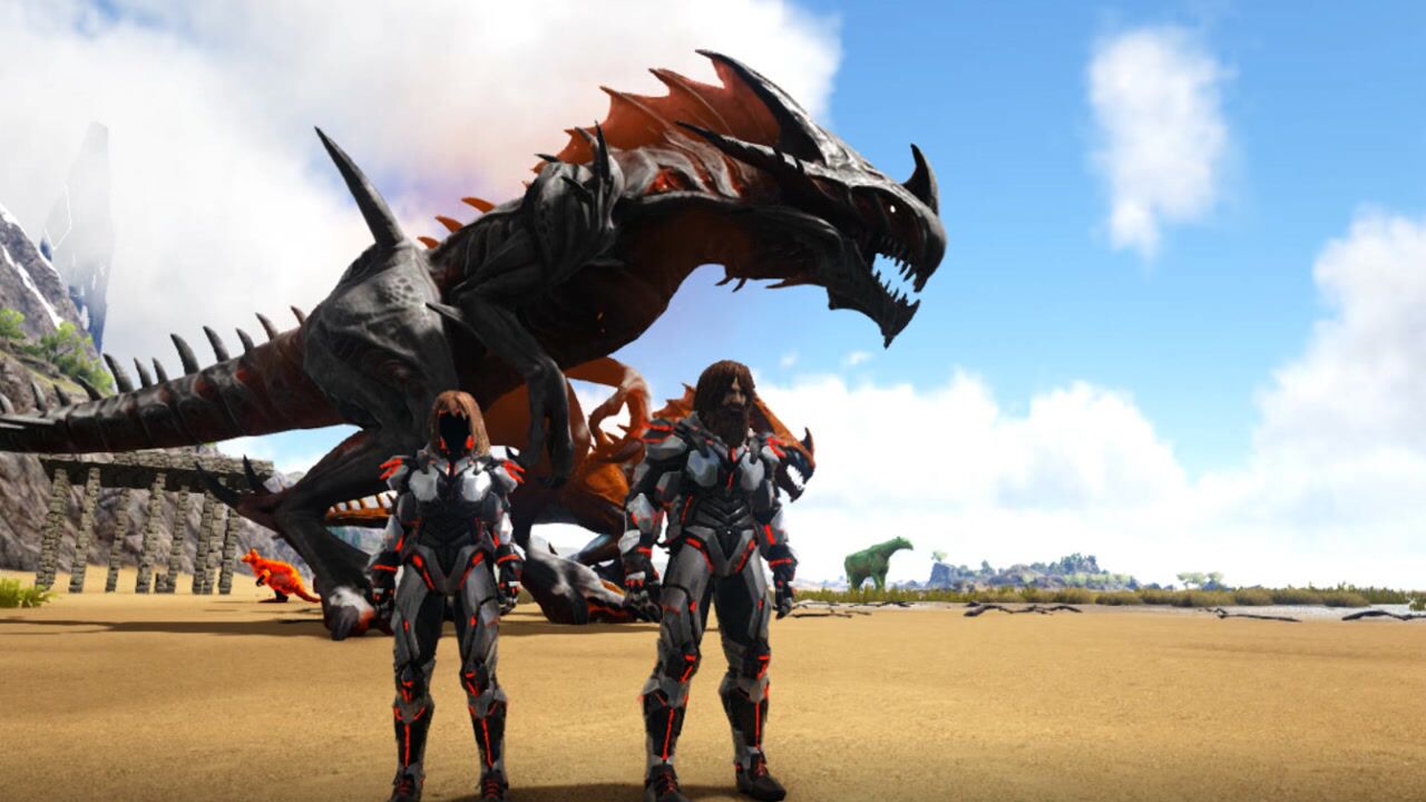 方舟生存进化-vs系列 死神国王vs南巨龙boss_腾讯视频