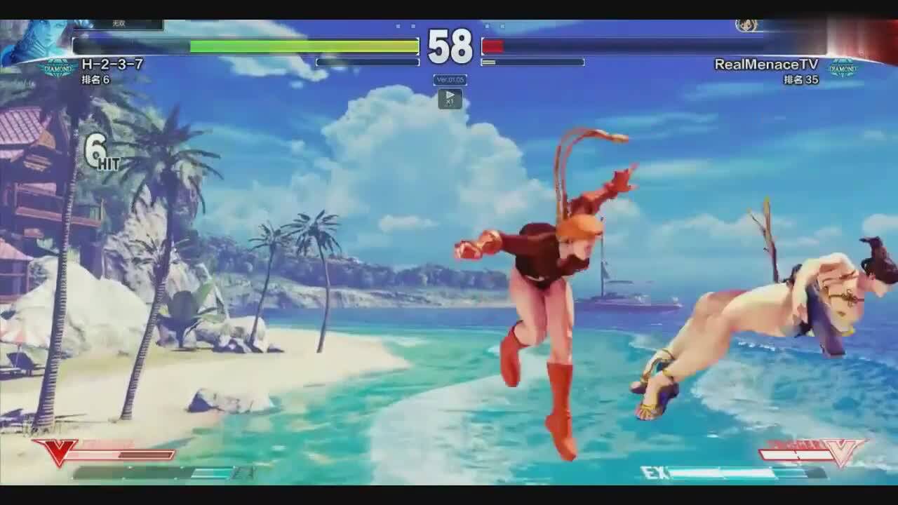 街头霸王5夏日海滩泳装春丽大战制服嘉米