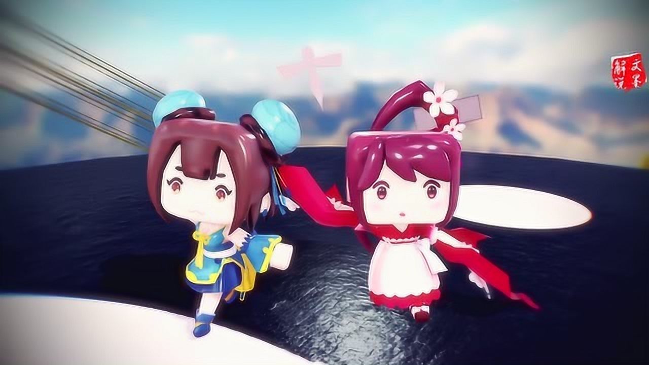 迷你世界月无双与花小楼两个小公举的双舞