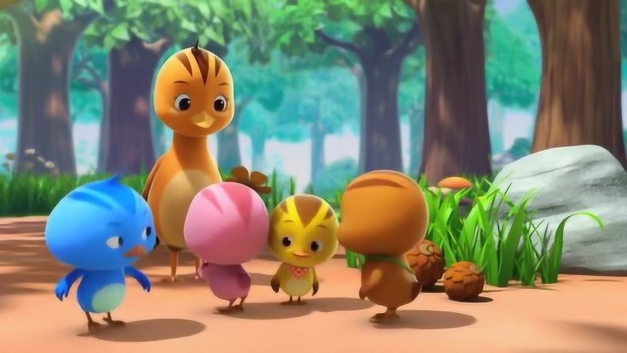 萌鸡小队:小松鼠这是在找什么东西呢?