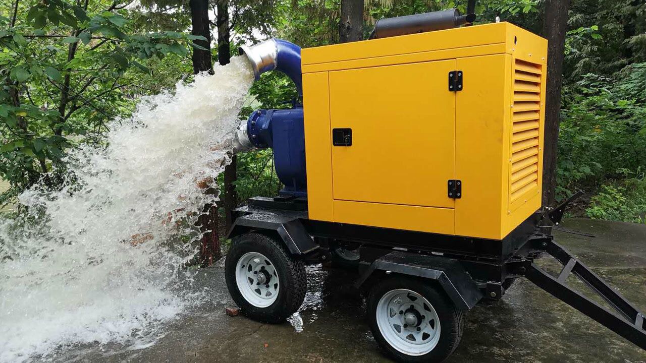 防汛柴油机抽水泵 城市排水排涝泵车