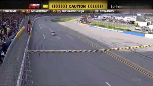 真实NASCAR赛车现场事故集锦