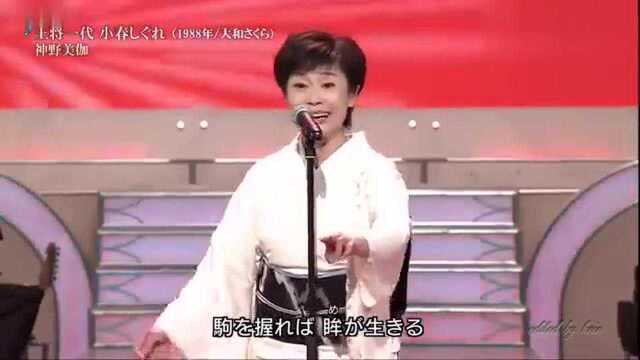 一代人记忆中的女神,神野美伽,歌声也很美