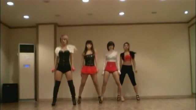 丸子控 Black Queen 2010韩国热门舞蹈串烧 !练习室