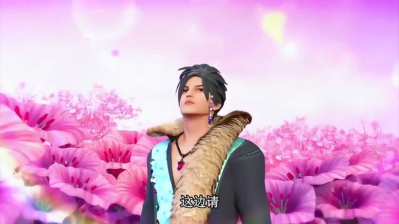 精灵梦叶罗丽:荒石在灵公主的带领下,来到花海潮花圣殿!