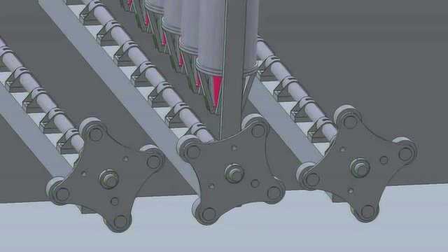 洗瓶机是怎么工作的?这个动画做的很精彩,机械结构很直观!