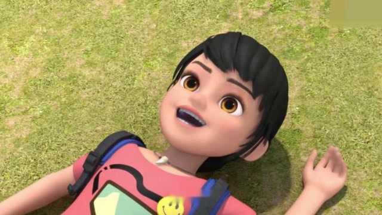 赵琳和光头强他们唱歌跳舞,赵琳在草丛里发现了自己的玩偶!