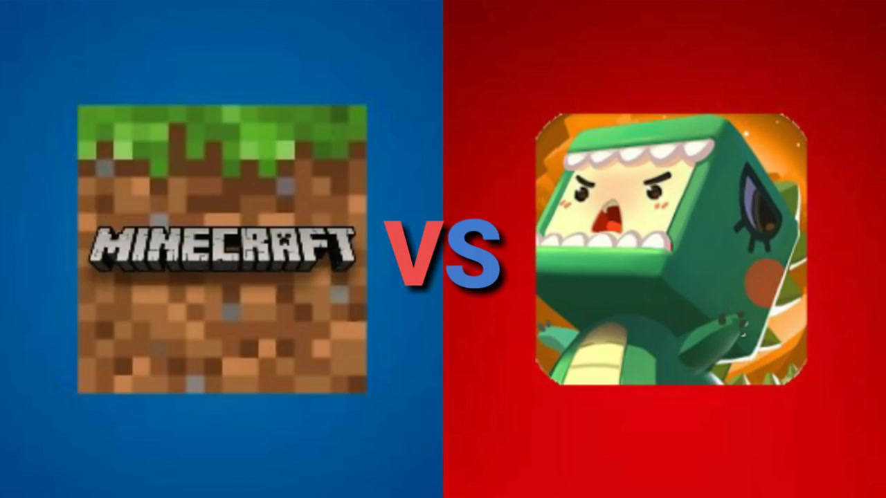 我的世界vs迷你世界,mc有全自动挖掘机迷你直接玩起吃鸡游戏!