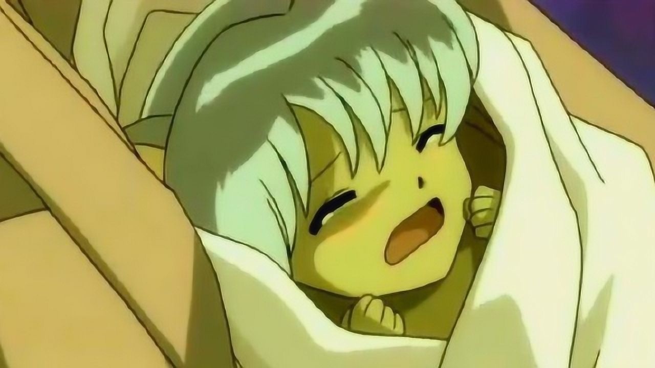 犬夜叉:犬大将和十六夜的最后一次见面,刚出生的犬夜叉太可爱了