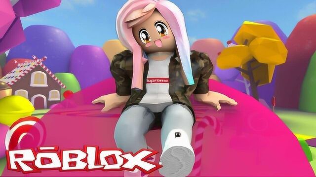 新糖果世界!我们打开了糖果城堡的秘密!木子秋Roblox泡泡模拟器