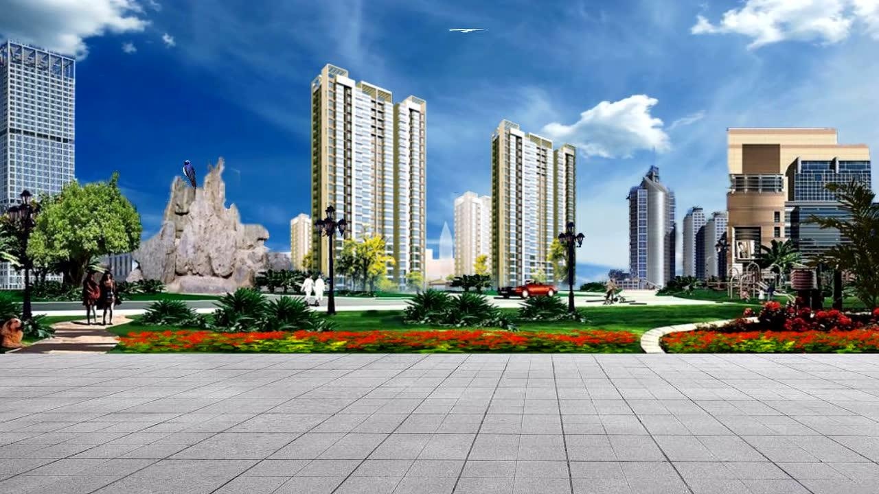 广场舞背景素材—快乐老家