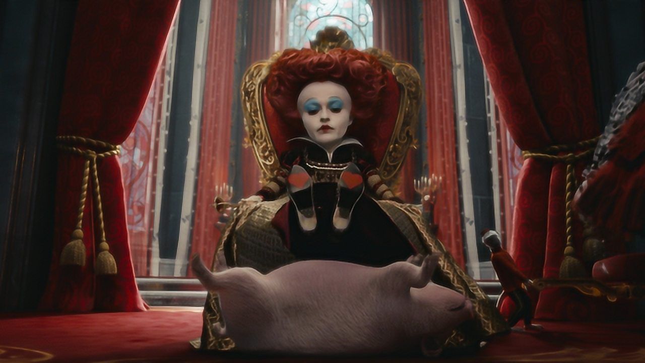 爱丽丝梦游仙境,红皇后用猪来暖脚,生活的好奢侈啊_电影_高清1080p