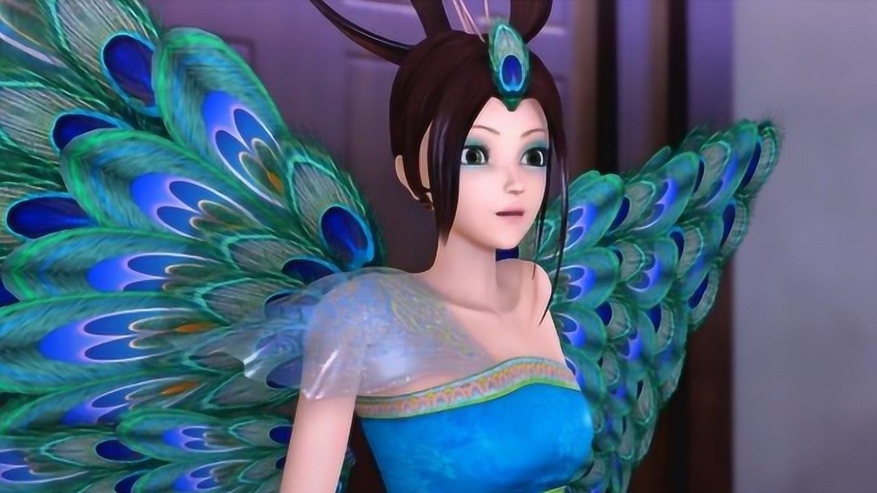 精灵梦叶罗丽蓝孔雀照镜子不是爱臭美细节看出她才是真间谍