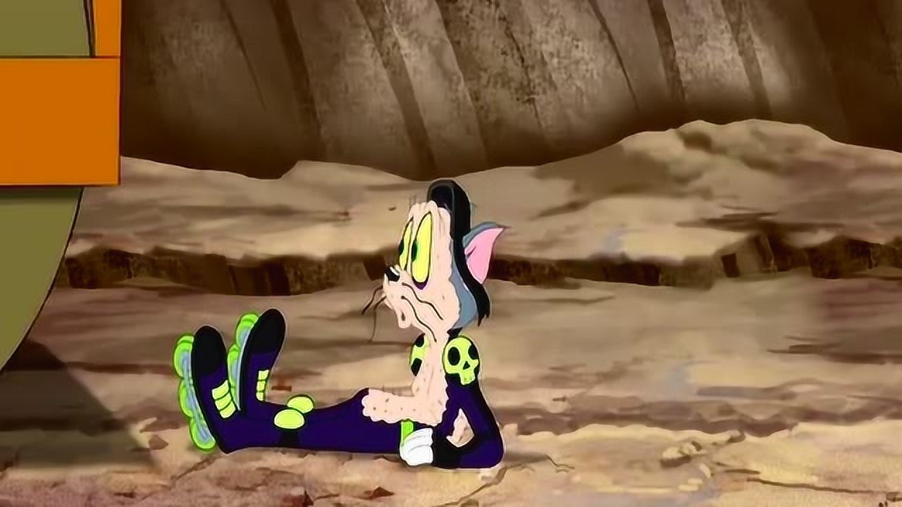 猫和老鼠:汤姆不小心出车祸了,好惨!