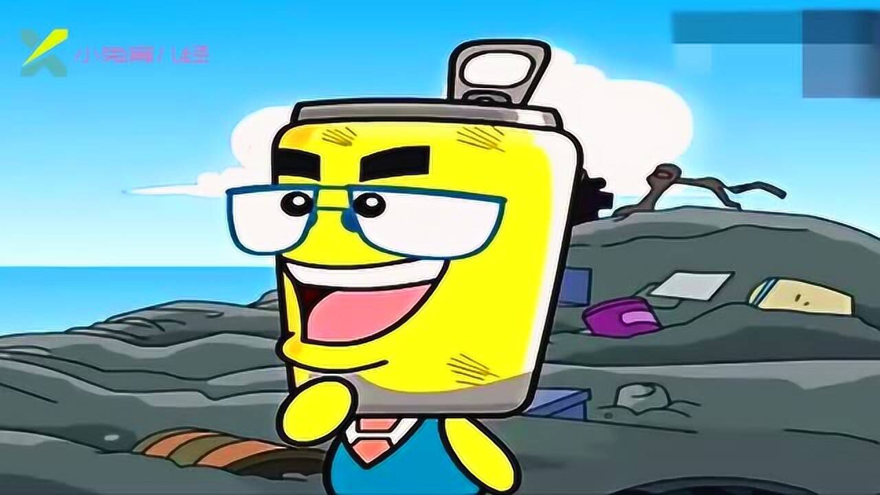 哈皮父子:垃圾岛上全是垃圾,什么吃的都找不到!