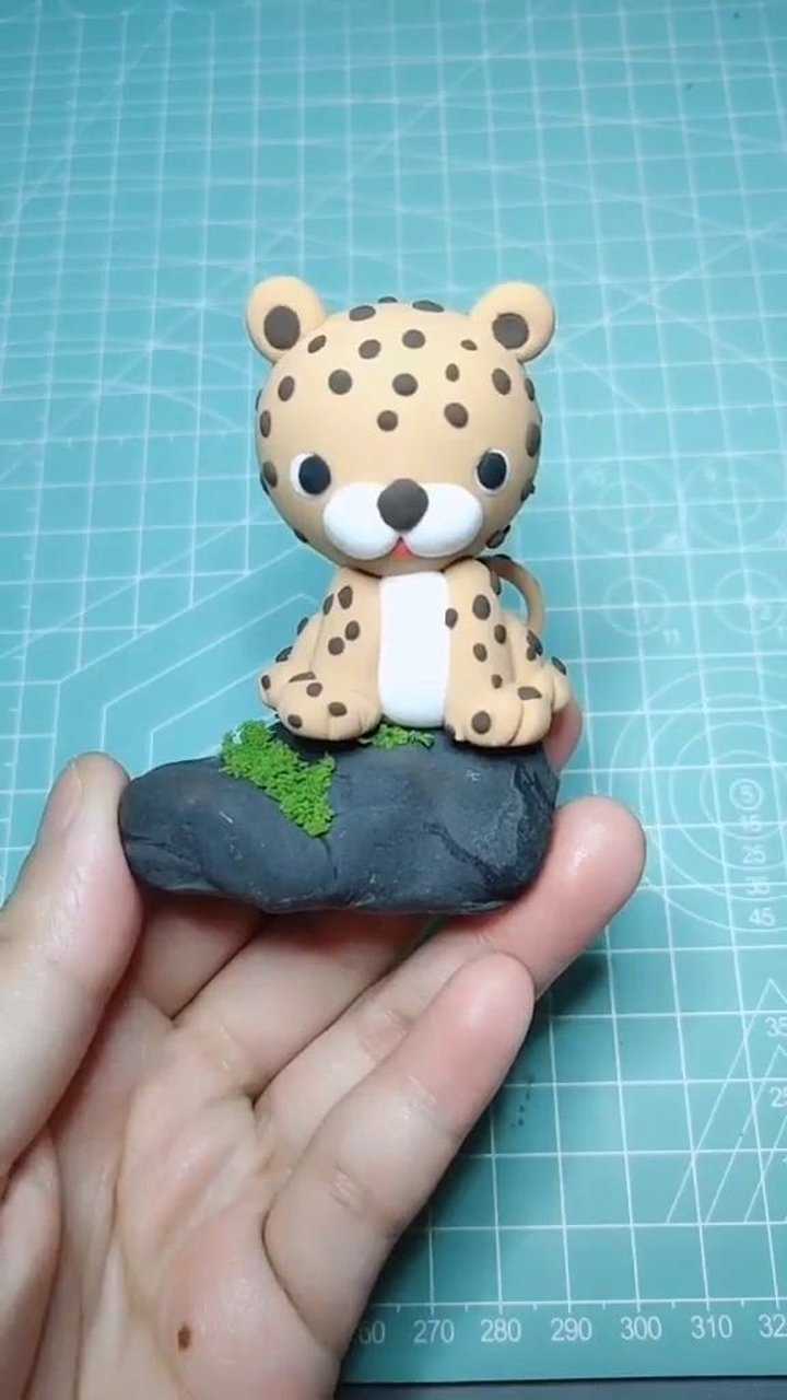 小豹子超轻粘土教程