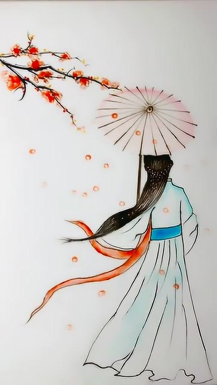 教你果酱画古风背影杀!