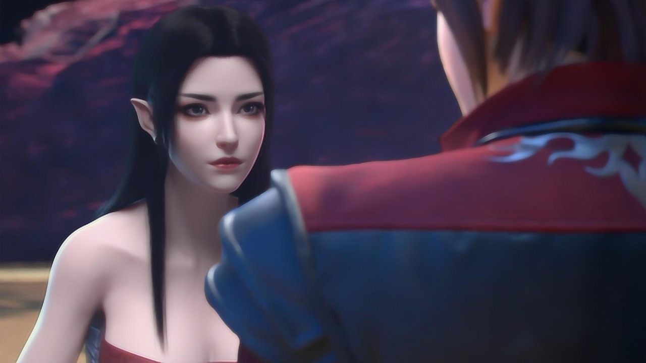 斗破苍穹第三季美杜莎化为彩鳞一届女王被萧炎养成了宠物