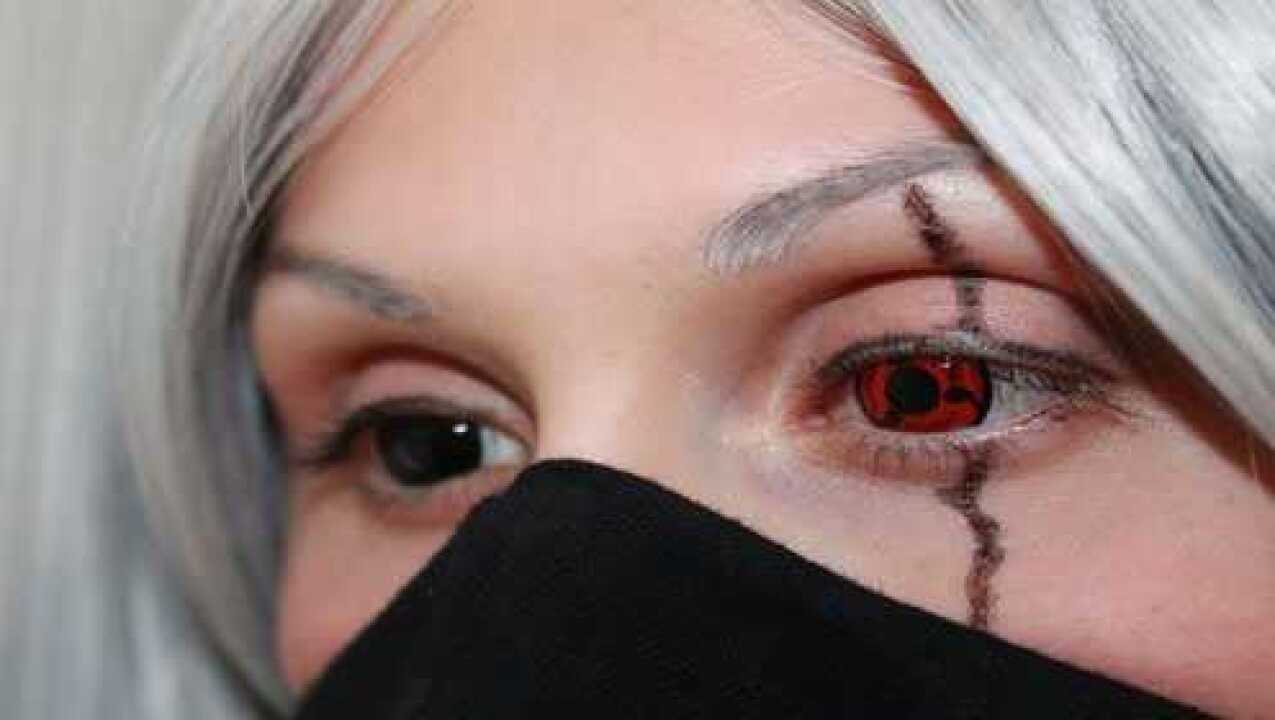 挑战一分钟：火影忍者写轮眼是这样练成的_高清