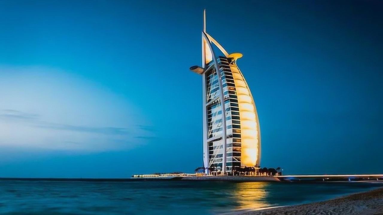 迪拜帆船酒店!号称全球唯一一家七星级酒店!网友:震撼