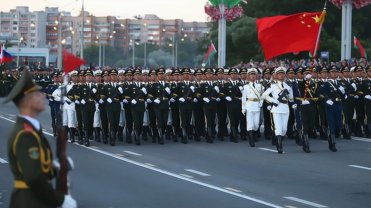 中國三軍儀仗隊參加白俄閱兵 受當地媒體盛讚