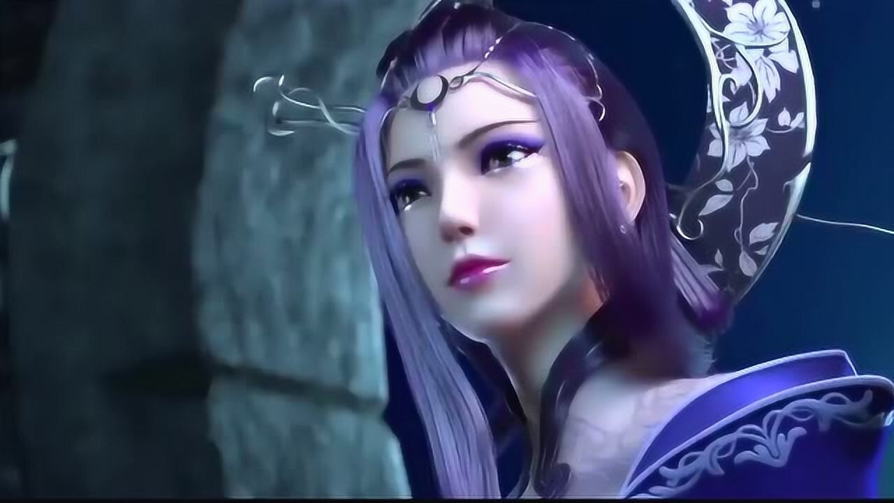 国漫紫发美女合集,少司命云韵紫女月姬月琉仙子!