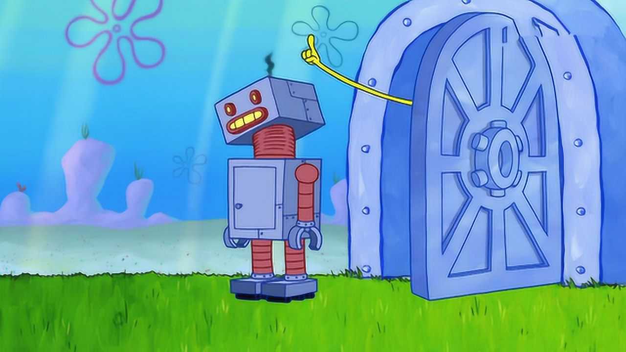 海绵宝宝:海绵宝宝假扮成了机器人呢