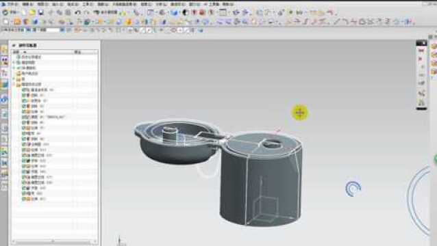 如何在UG中 导入dwg格式的洗洁精瓶盖图档并建模