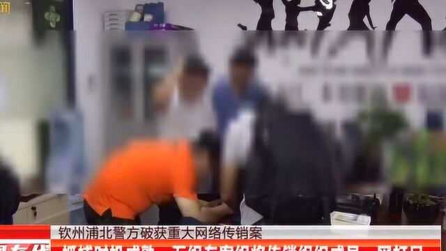 钦州浦北警方破获重大网络传销案,涉案金额2.5个亿