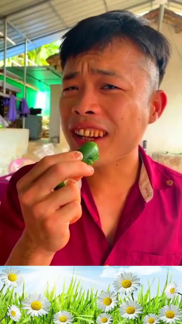 槟榔男神吃槟榔每停一下都是表情包