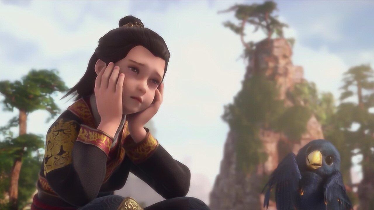 星辰变:萌娃秦羽开局上演催泪戏,萌宠小黑撒娇卖萌当爹又当妈!