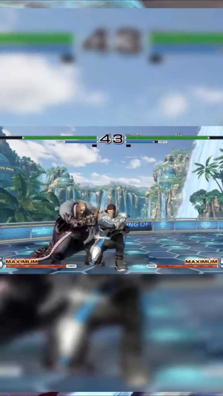 拳皇14大恶人最喜欢拍头了尤其是机器人