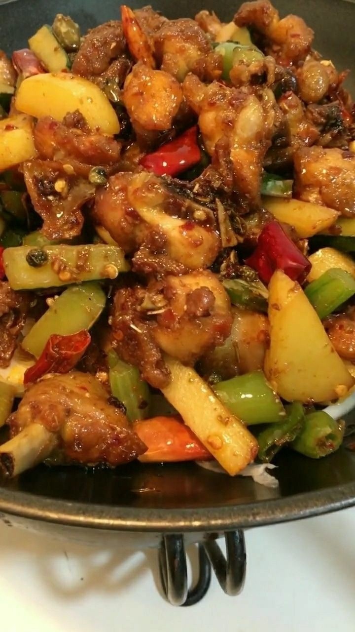 干锅鸡腿美食教程来喽像我这样做好吃好几倍