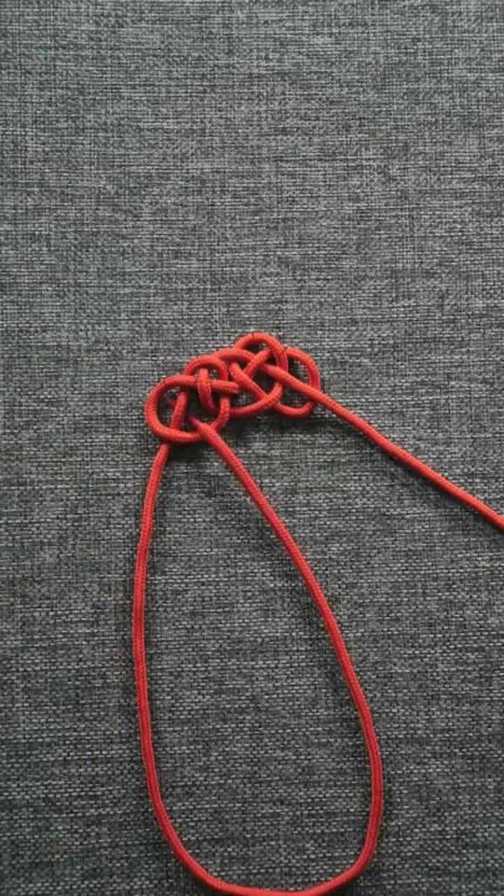 编织教程中国结基础之袈裟结又叫修多罗结寓意很多