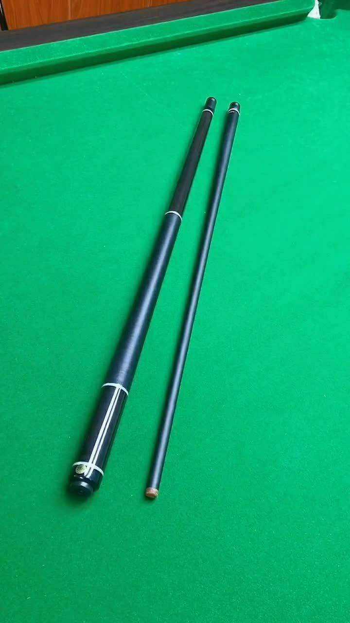 纯手工制作的黑科技九球杆试了一下很好用