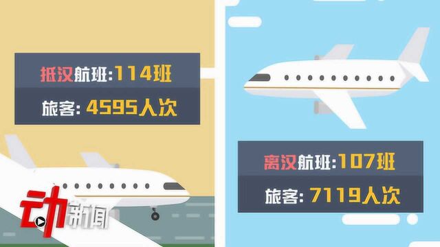 武汉航班复航首日:7千人次乘机离汉 成都、海口为热门目的地