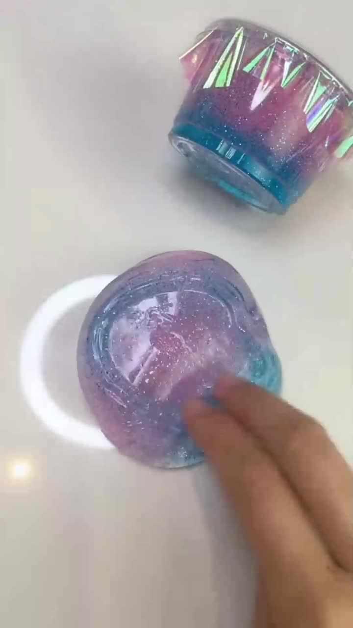 玩星空起泡胶据说这两种颜色是cp怪不得这么漂亮呢