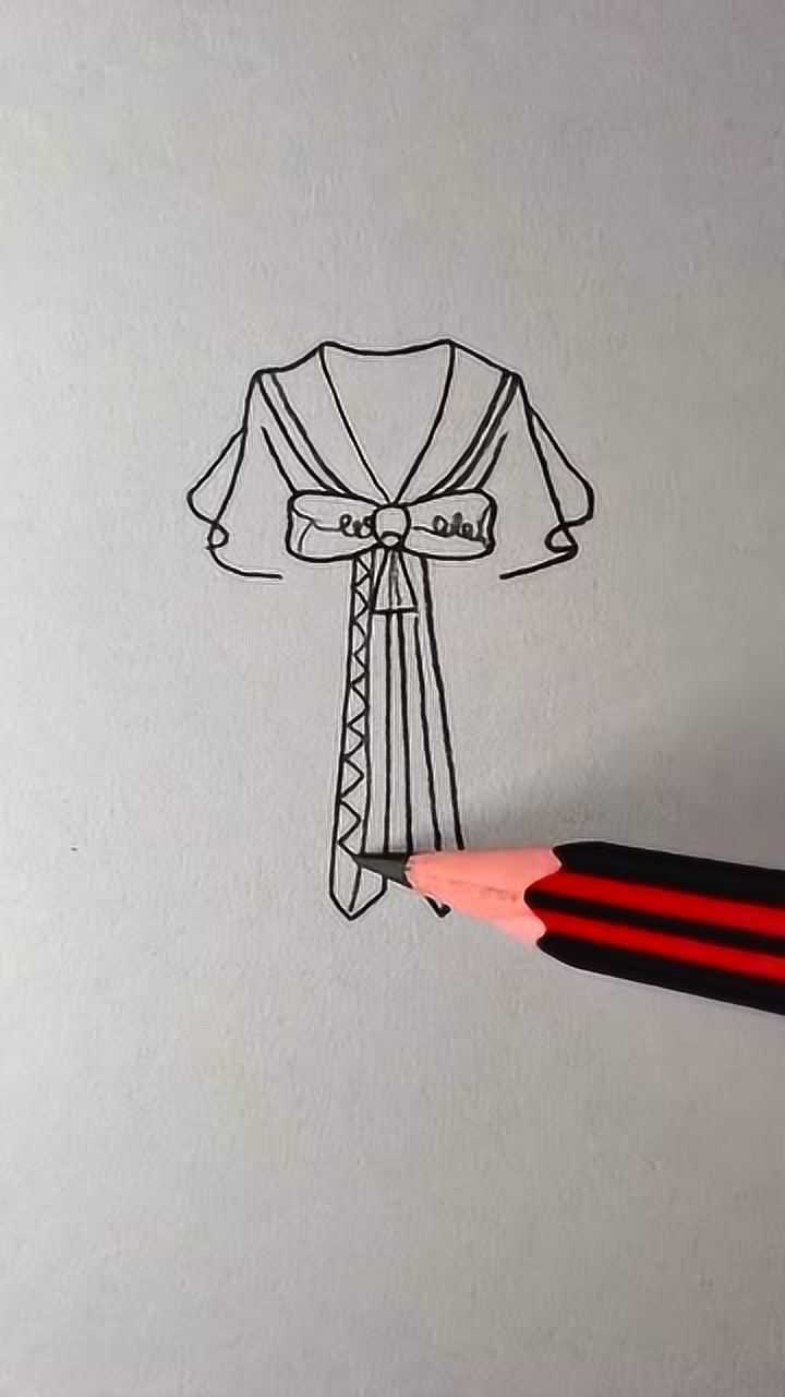 古风裙子简单画法图片