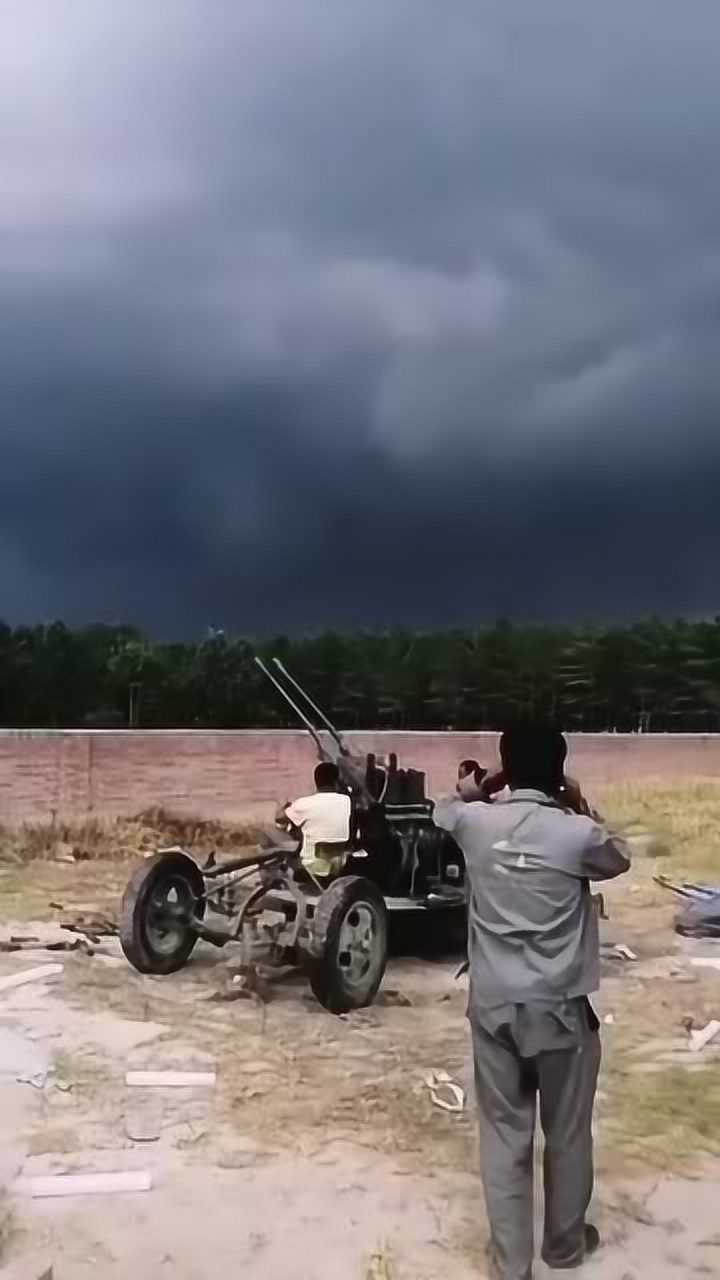 人工降雨这炮打的专业老手啊