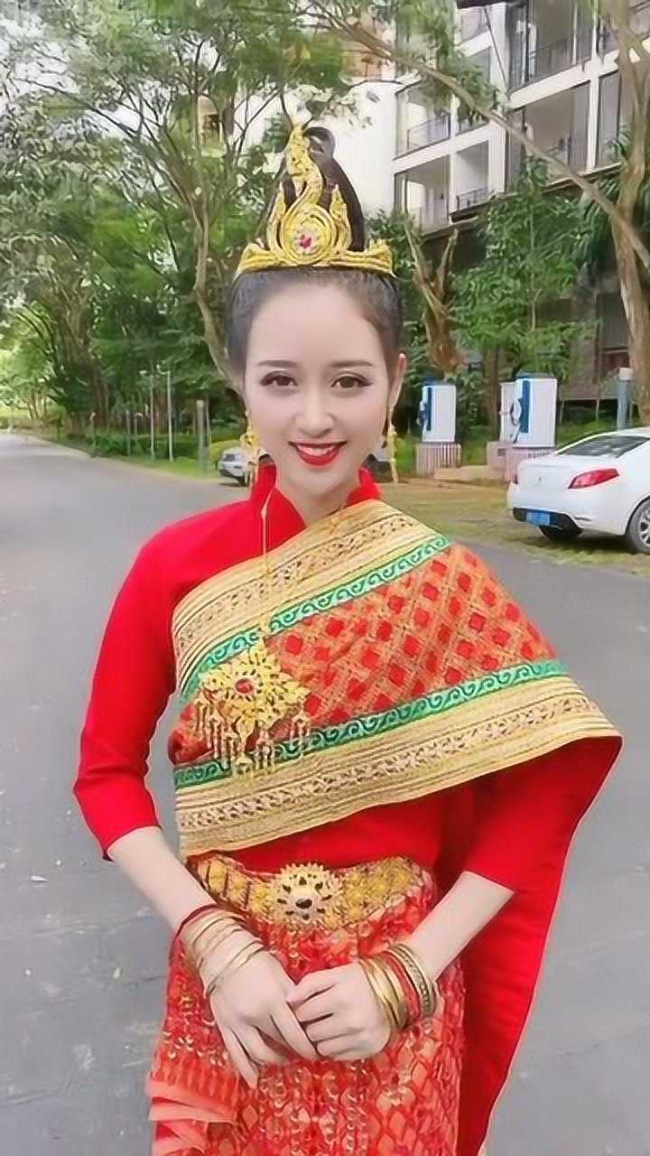 傣族美女依光扁,这是心动的感觉