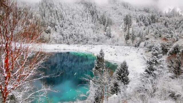 九寨沟连续三天下雪 美如童话世界 景区:往年也有同期下雪现象