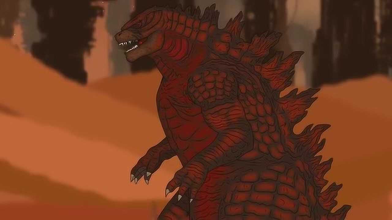 哥斯拉动漫:红莲哥斯拉vs王者基多拉,大战一触即发