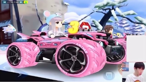 qq飞车手游海棠最强战神局雷诺冰雪企鹅岛实战1分12秒