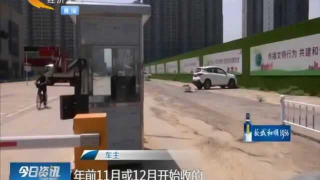 道路开设停车场,记者走访,“行业主管”含糊其辞不愿表明身份