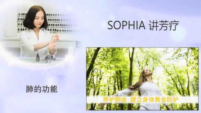 「芳灸儿」导师 SOPHIA讲芳疗24:肺的生理功能