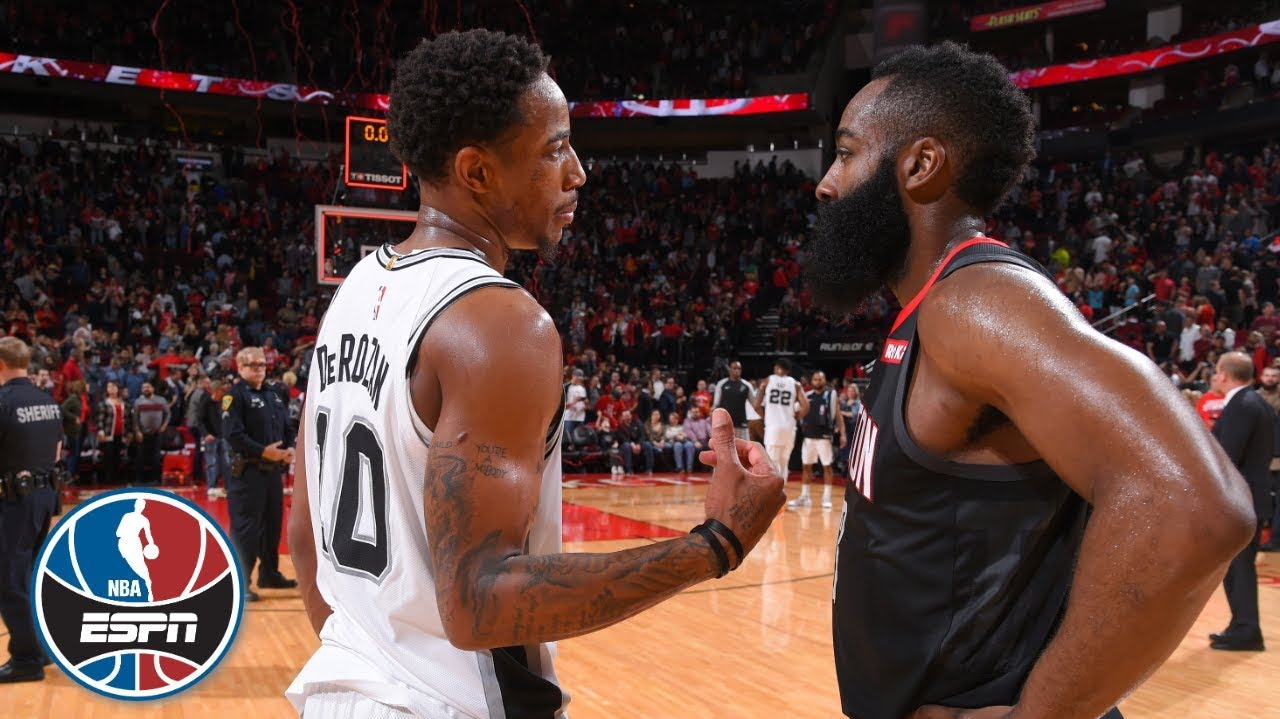 你小子可以!哈登回首掏轻轻一拍 德罗赞被帽得一脸懵逼