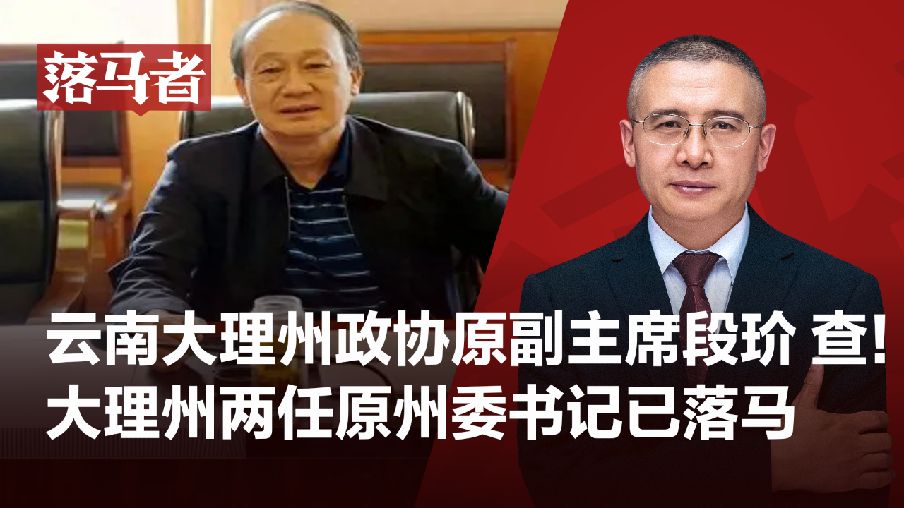 落马者|云南大理厅官段玠被查:大理州两任州委书记已落马