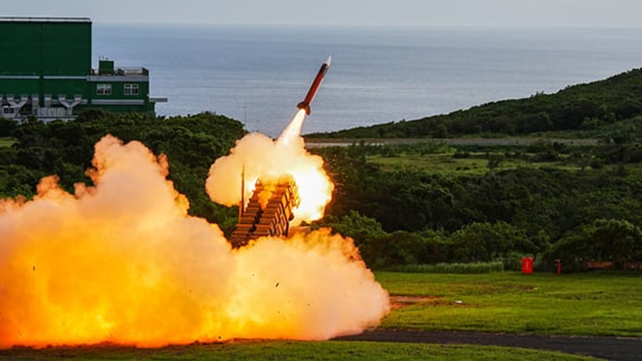 台军试射爱国者二型及天弓三型防空导弹,12年来首次对媒体开放